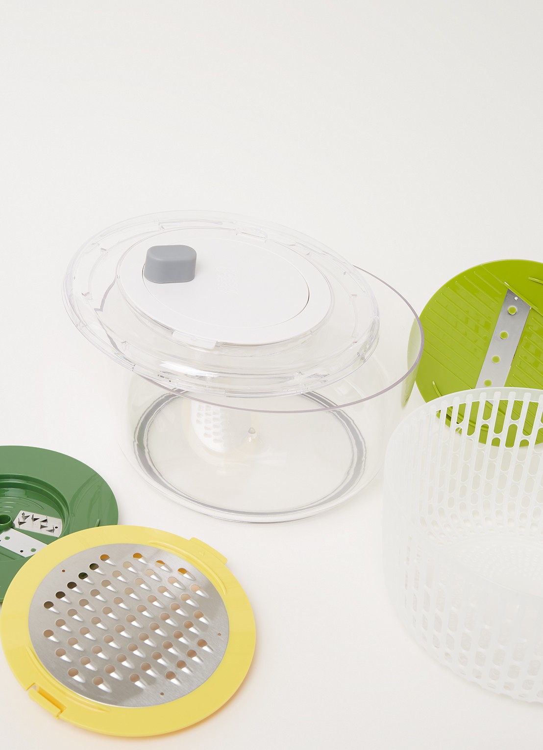 Joseph Joseph Multi-Prep salade voorbereiding set 4-delig  - detail 3 groen