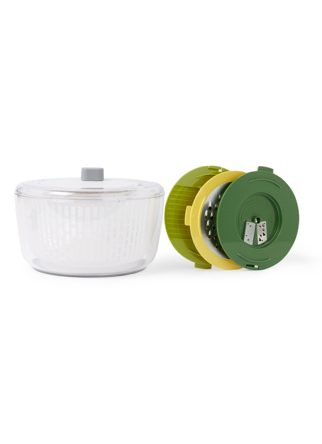 Joseph Joseph Multi-Prep salade voorbereiding set 4-delig  - voorkant groen