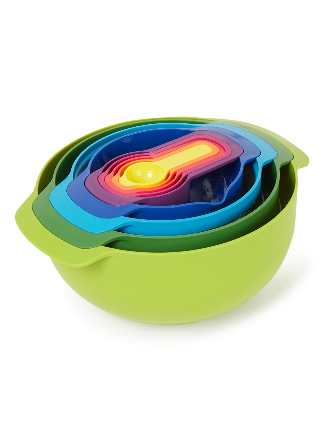 Joseph Joseph Nest 9 Plus kook- en bakset 9-delig - voorkant 2 multicolor