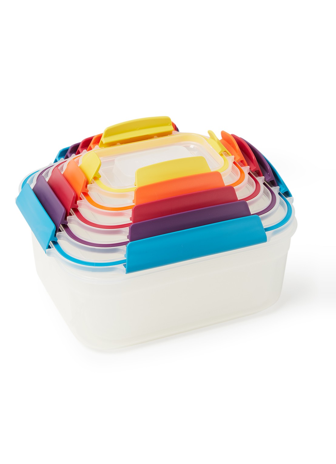 Joseph Joseph Nest Lock vershoudbak set van 5 - voorkant transparant