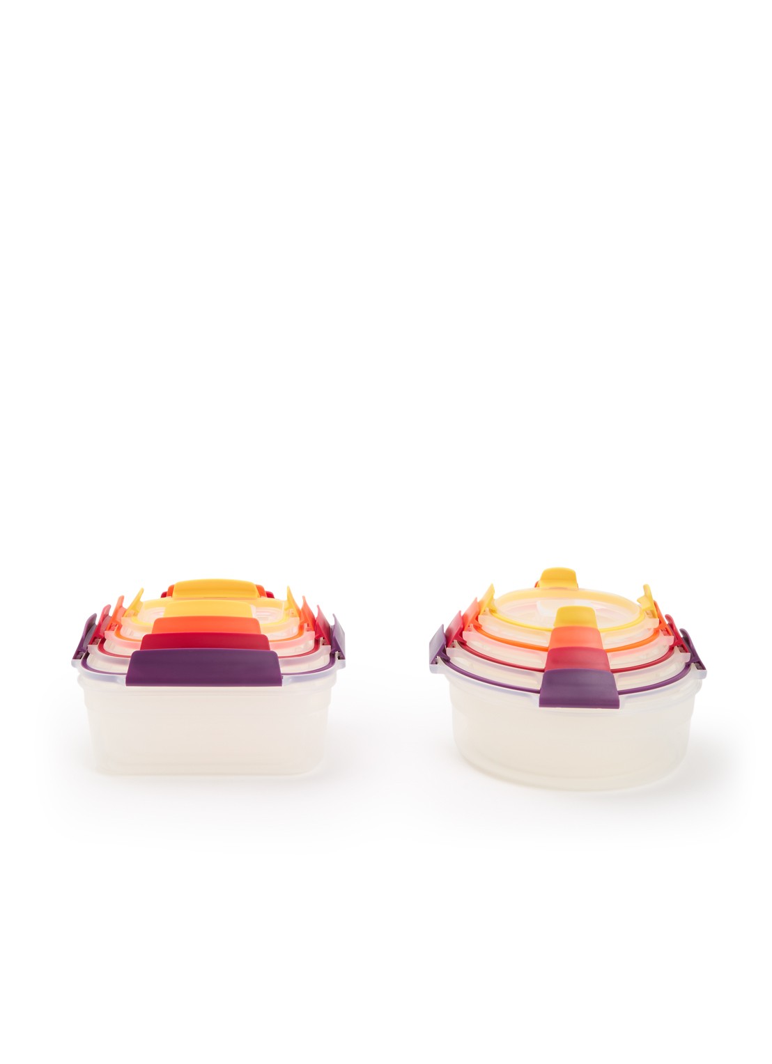 Joseph Joseph Nest Lock voorraaddoos set van 8  - voorkant multicolor