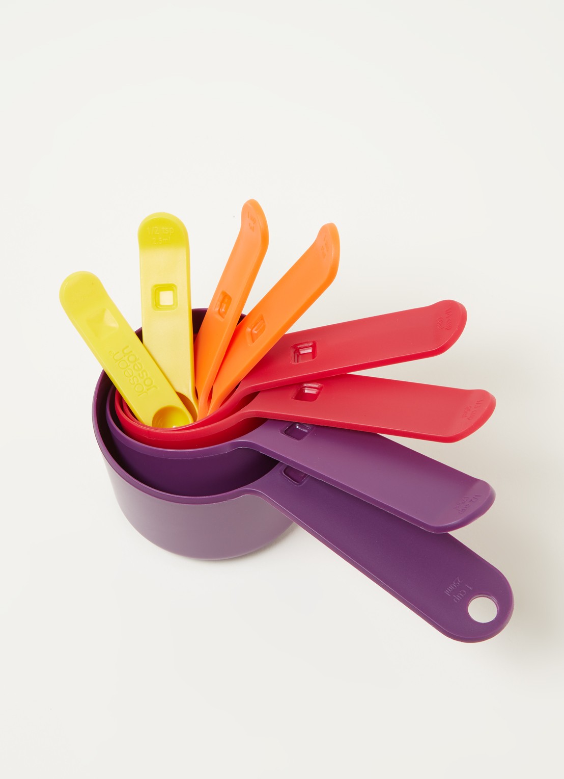 Joseph Joseph Nest Measure maatlepel set van 8 - detail multicolor