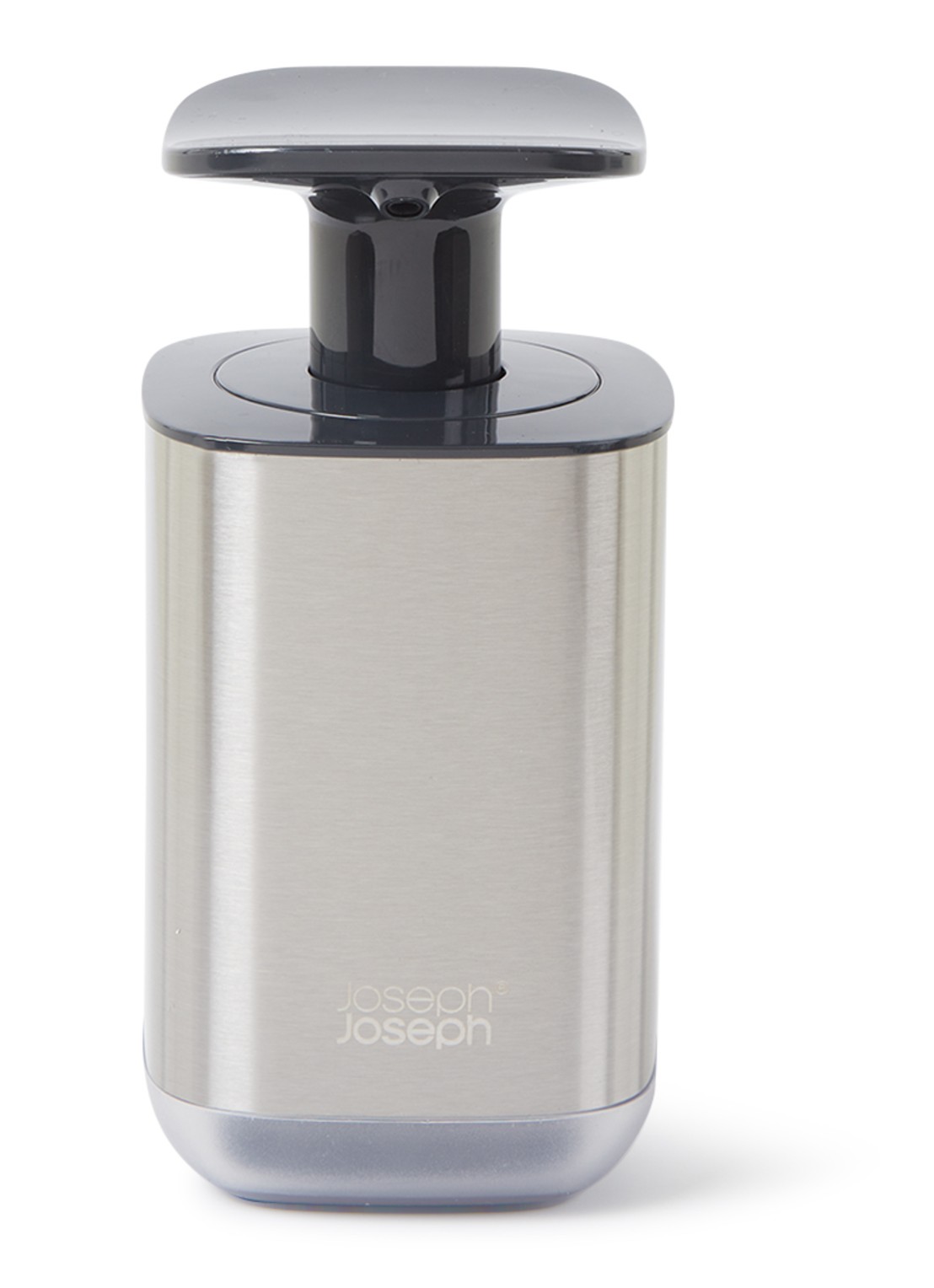 Joseph Joseph Presto zeepdispenser 350 ml  - voorkant antraciet