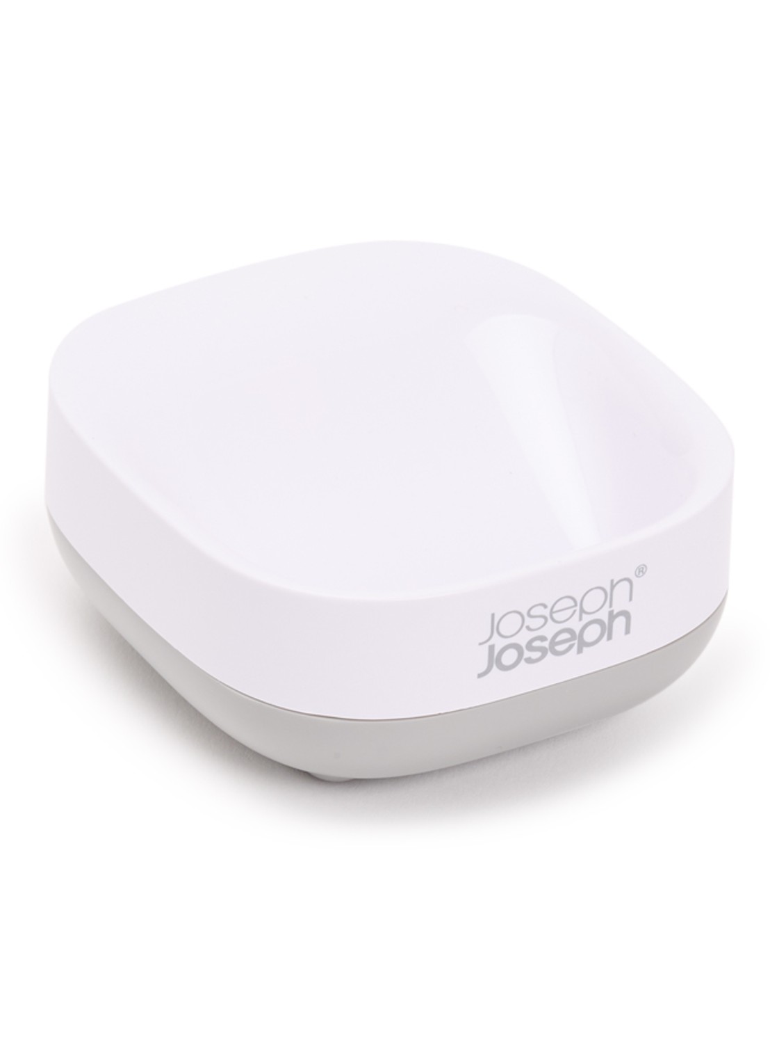 Joseph Joseph Slim compact zeepbakje  7,1 x 8,4 cm - voorkant wit