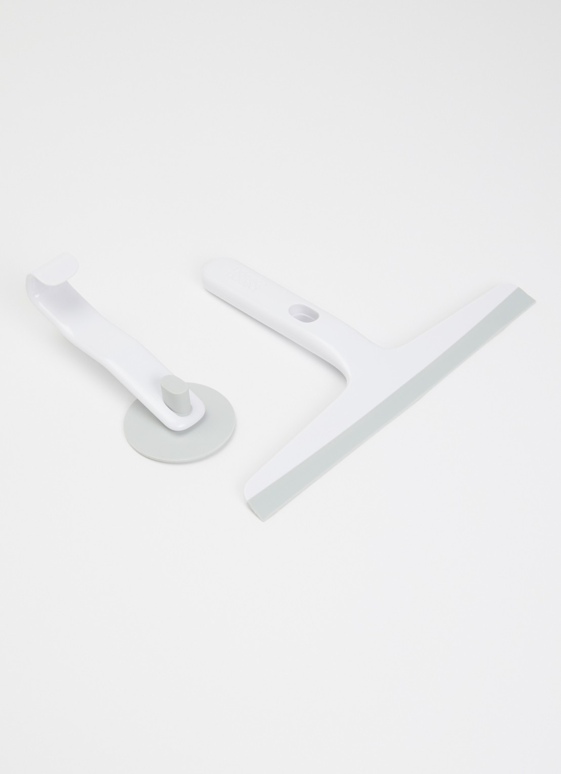 Joseph Joseph Slimline douchewisser met ophanghaak  - voorkant 2 wit
