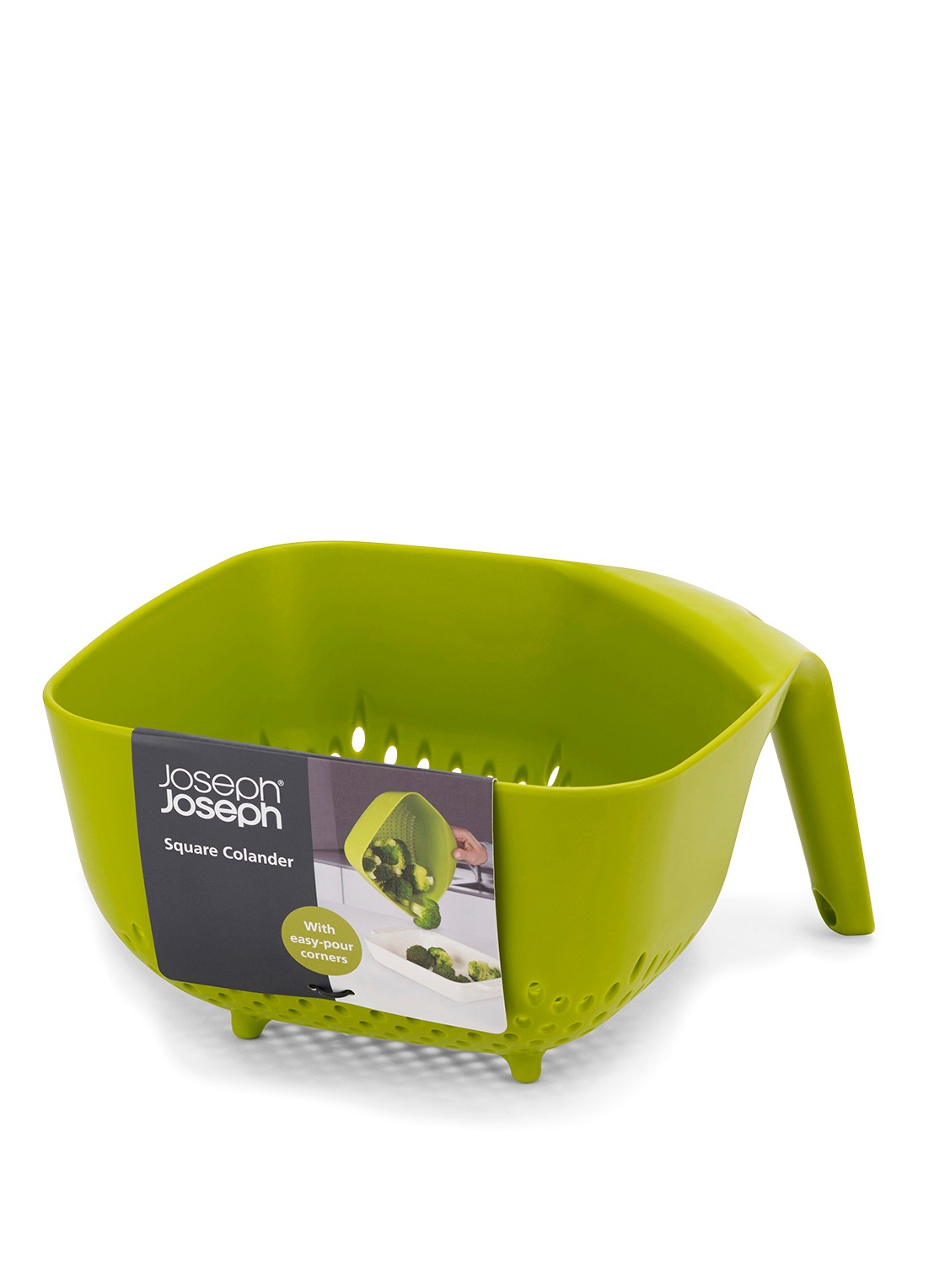 Joseph Joseph Square vergiet 24,5 cm - achterkant 3 groen
