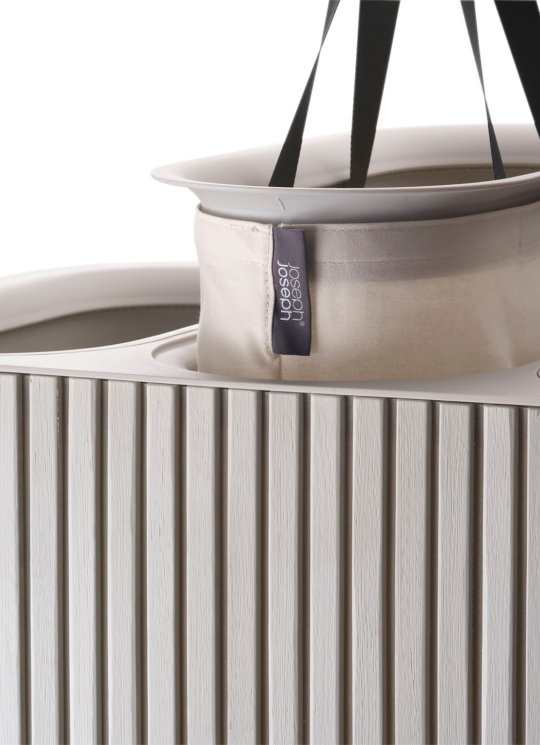 Joseph Joseph Tota Trio Luxe wasmand 73,5 cm - voorkant 6 beige
