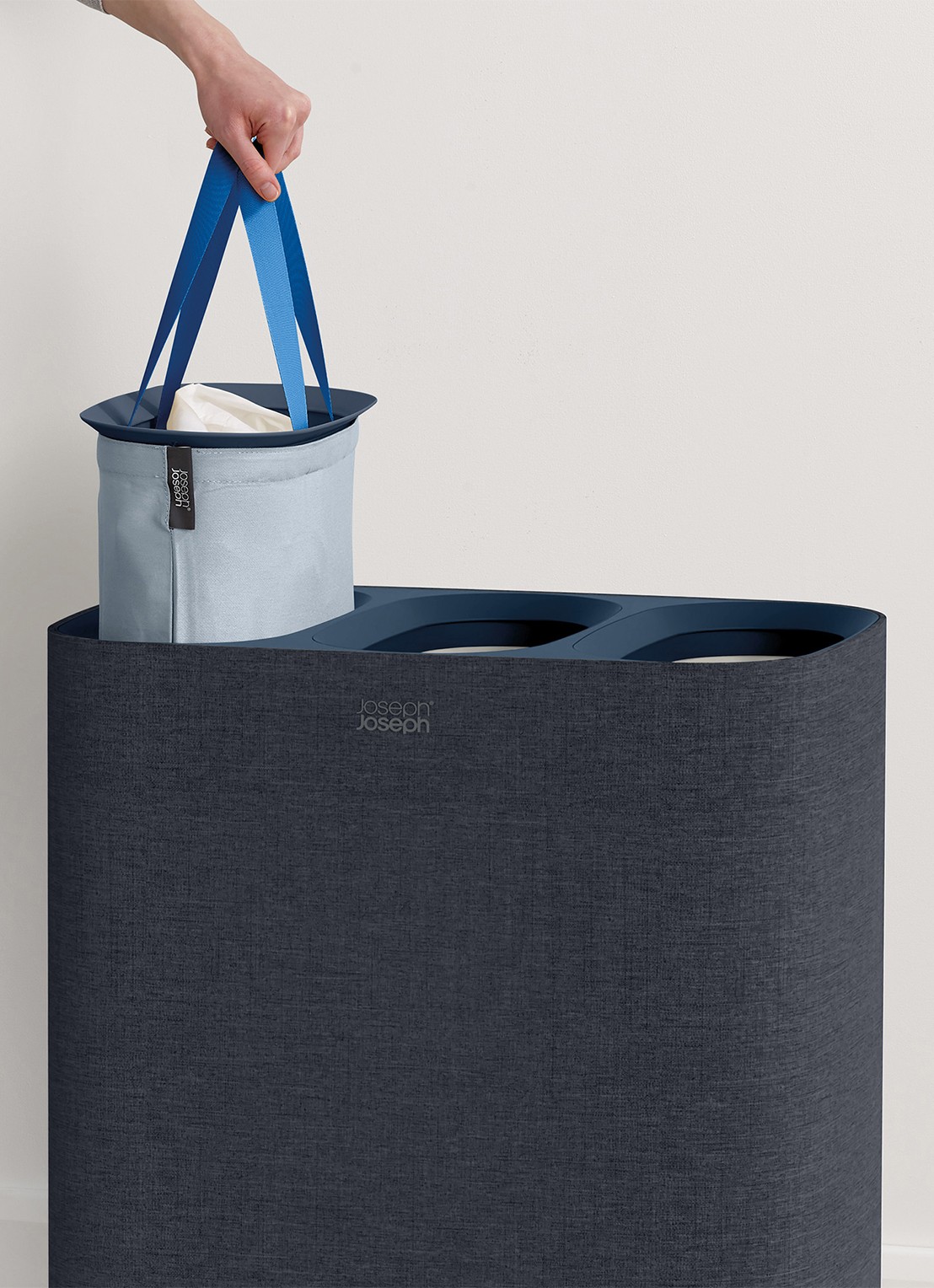 Joseph Joseph Tota Trio wasmand 71 cm - detail 6 zwart