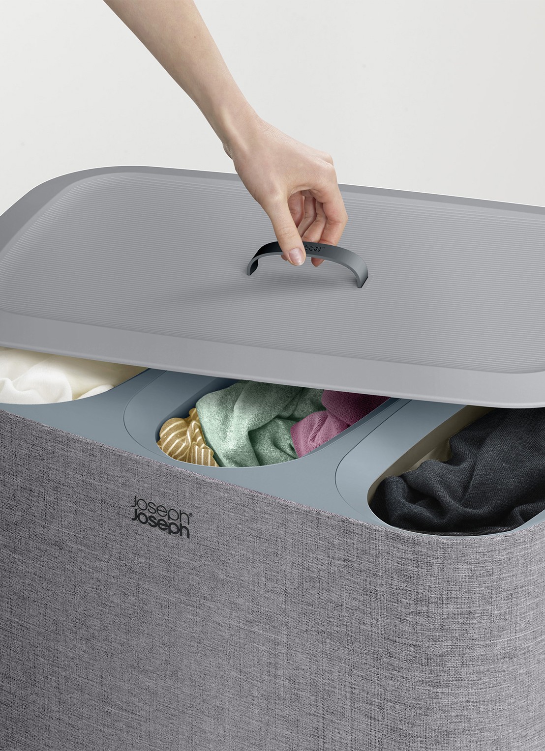 Joseph Joseph Tota Trio wasmand 71 cm - detail 5 grijs