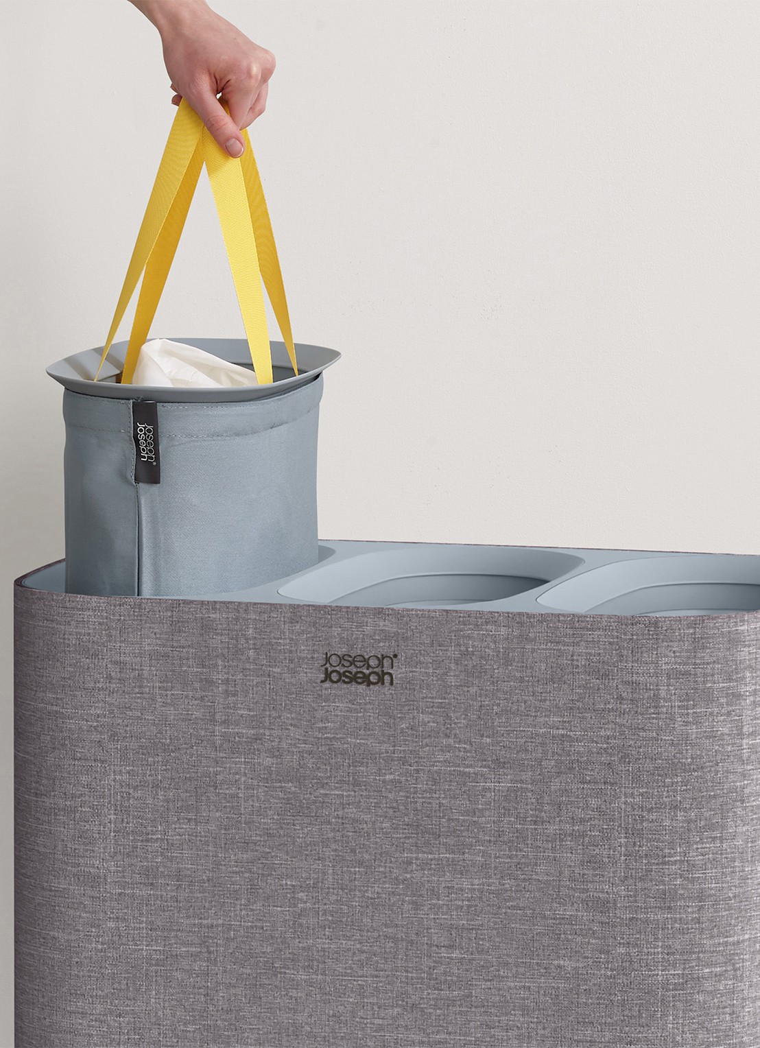 Joseph Joseph Tota Trio wasmand 71 cm - detail 7 grijs