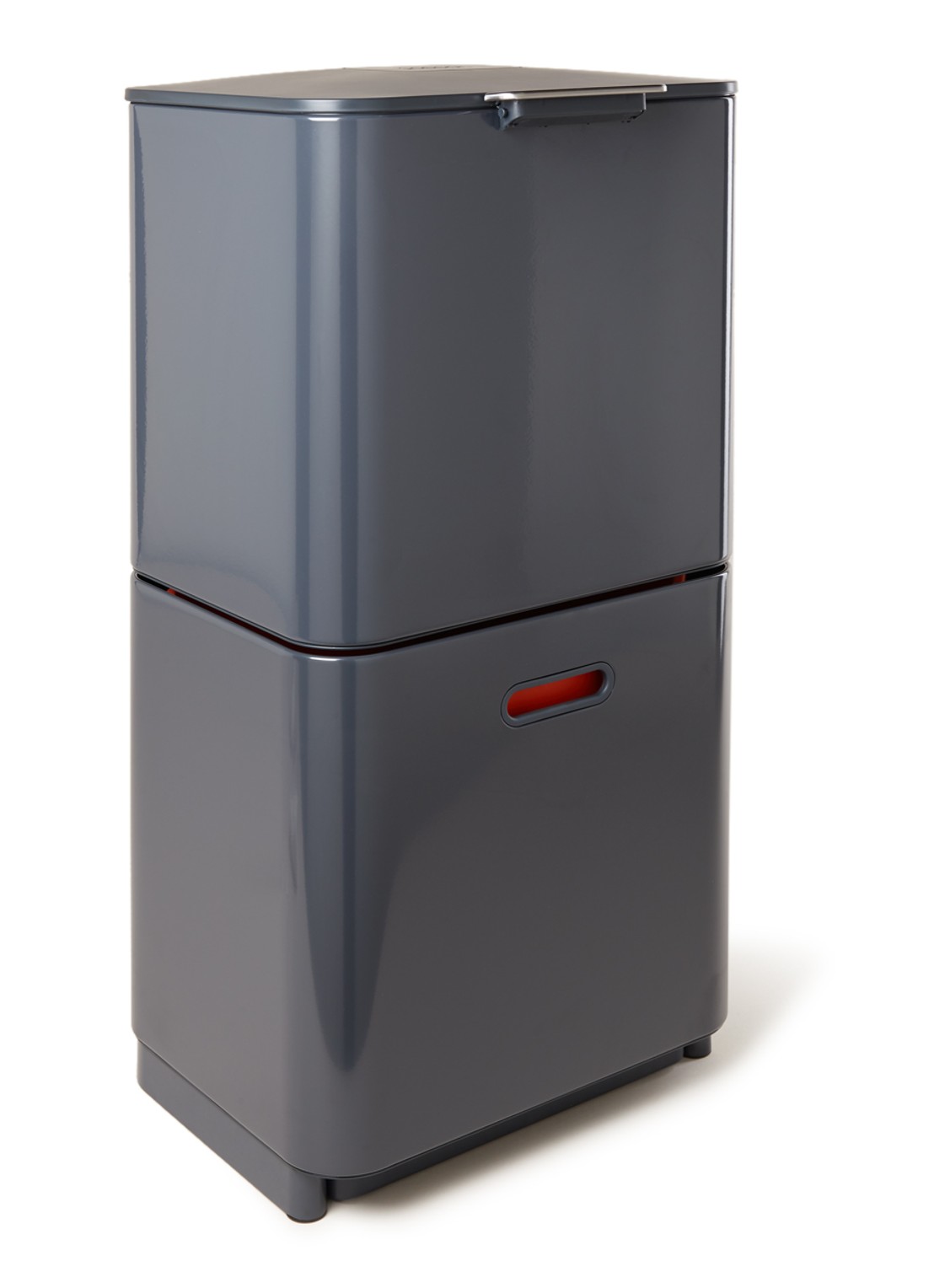 Joseph Joseph Totem Max prullenbak 60 liter - voorkant donkergrijs