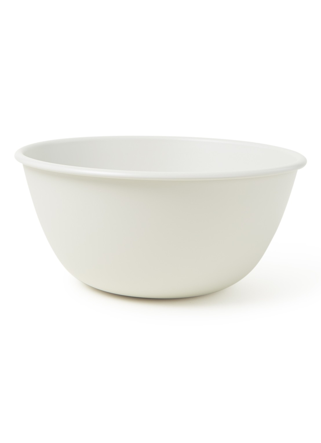 Joseph Joseph Uno saladeschaal met saladebestek - voorkant beige