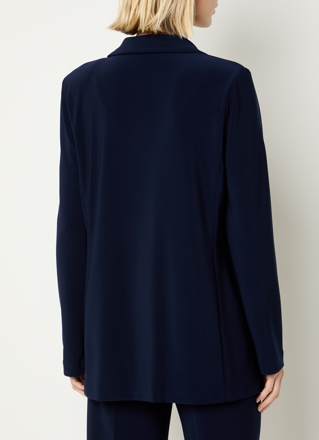 Joseph Ribkoff Blazer met klepzakken en schoudervulling - achterkant 4 donkerblauw
