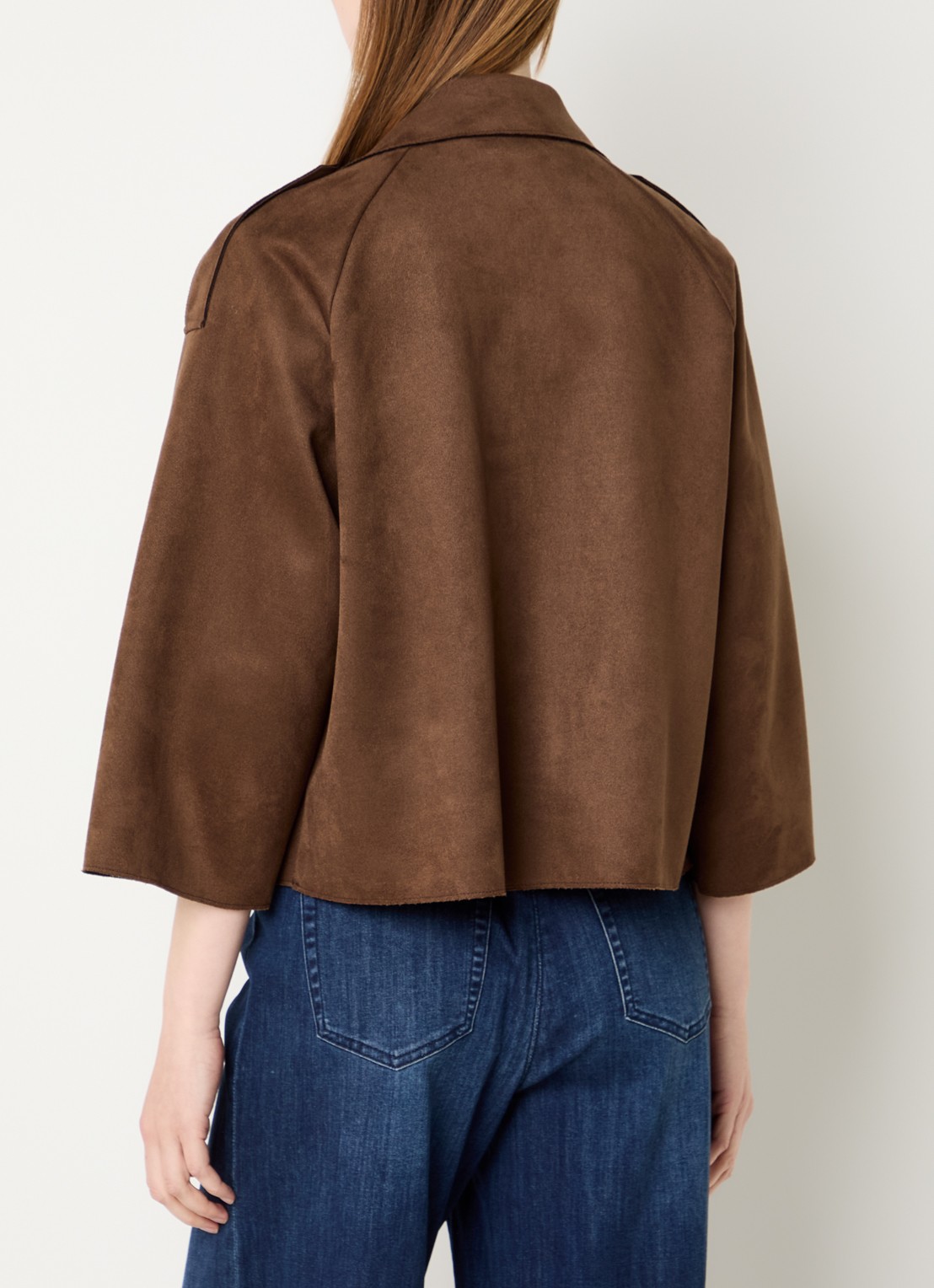 Joseph Ribkoff Jack met knoopsluiting - achterkant 2 hazelnootbruin