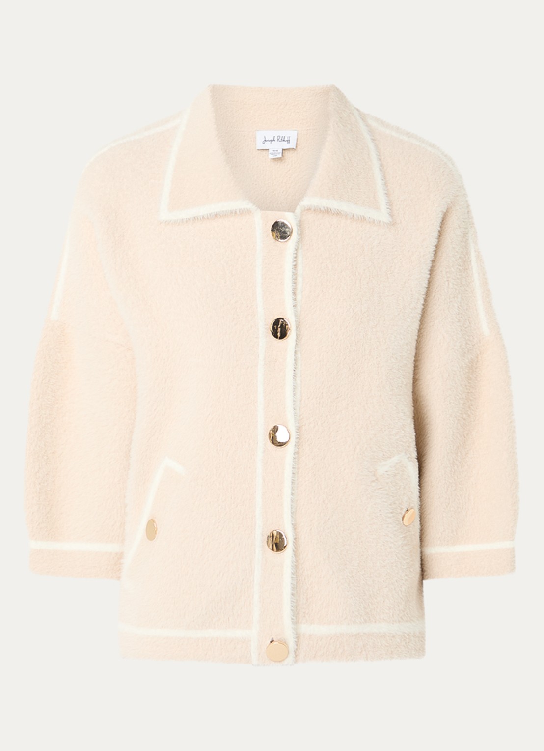 Joseph Ribkoff Jack met steekzakken - voorkant 2 beige