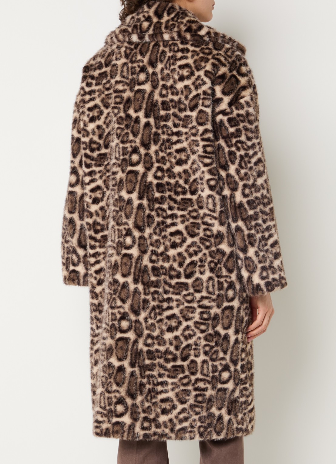 Joseph Ribkoff Jas met dierenprint en steekzakken - achterkant 3 beige