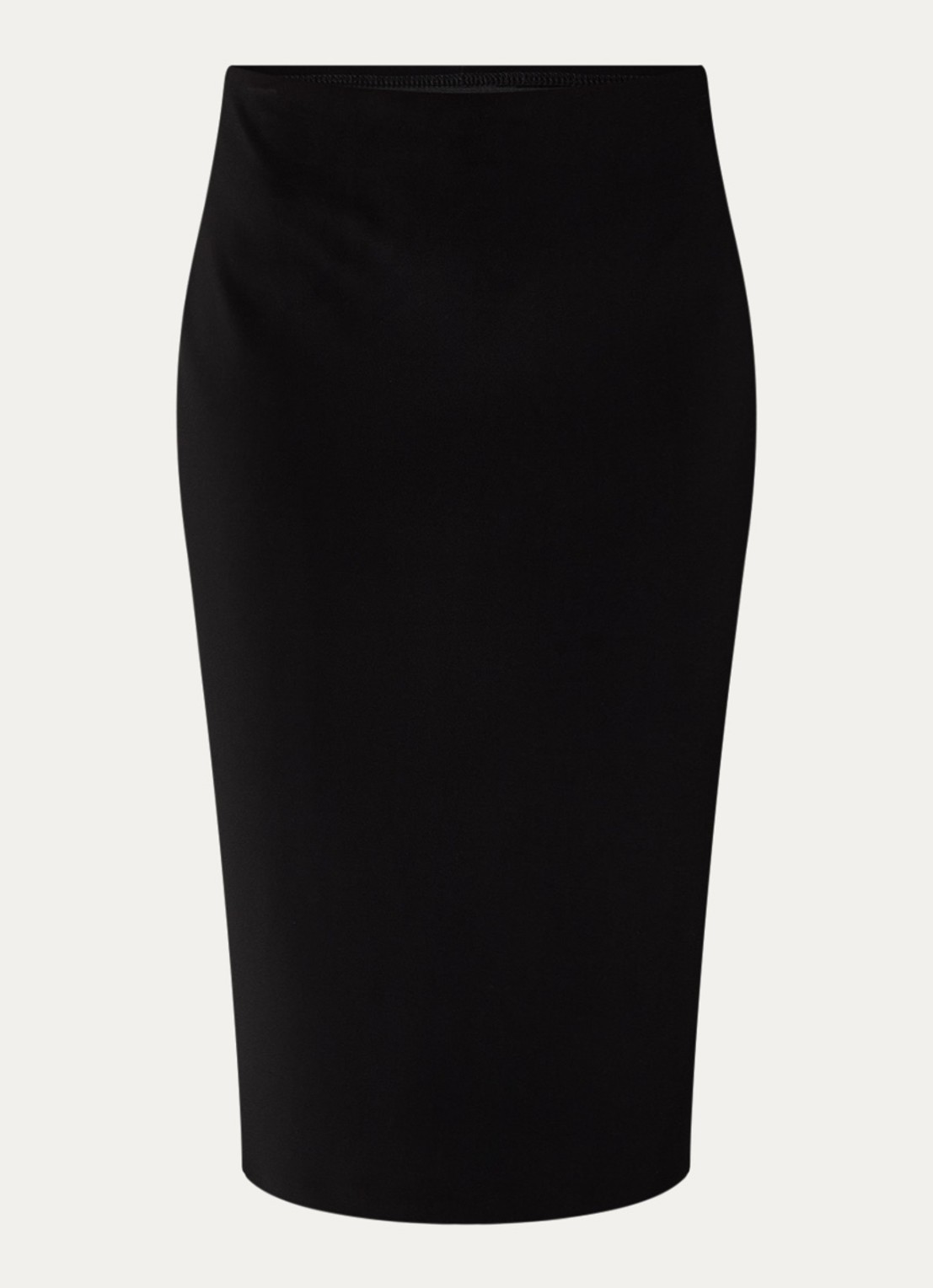 Joseph Ribkoff Midi rok met split - voorkant zwart