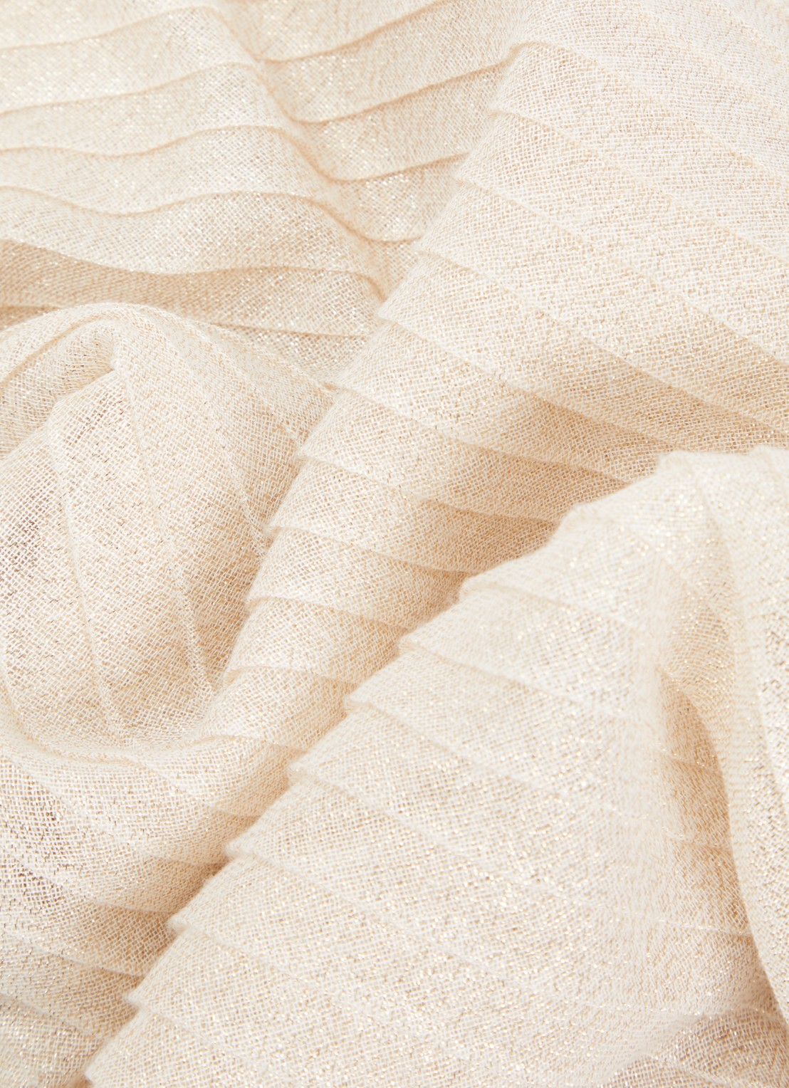 Joseph Ribkoff Sjaal met glitter 180 x 65 cm - detail 3 beige