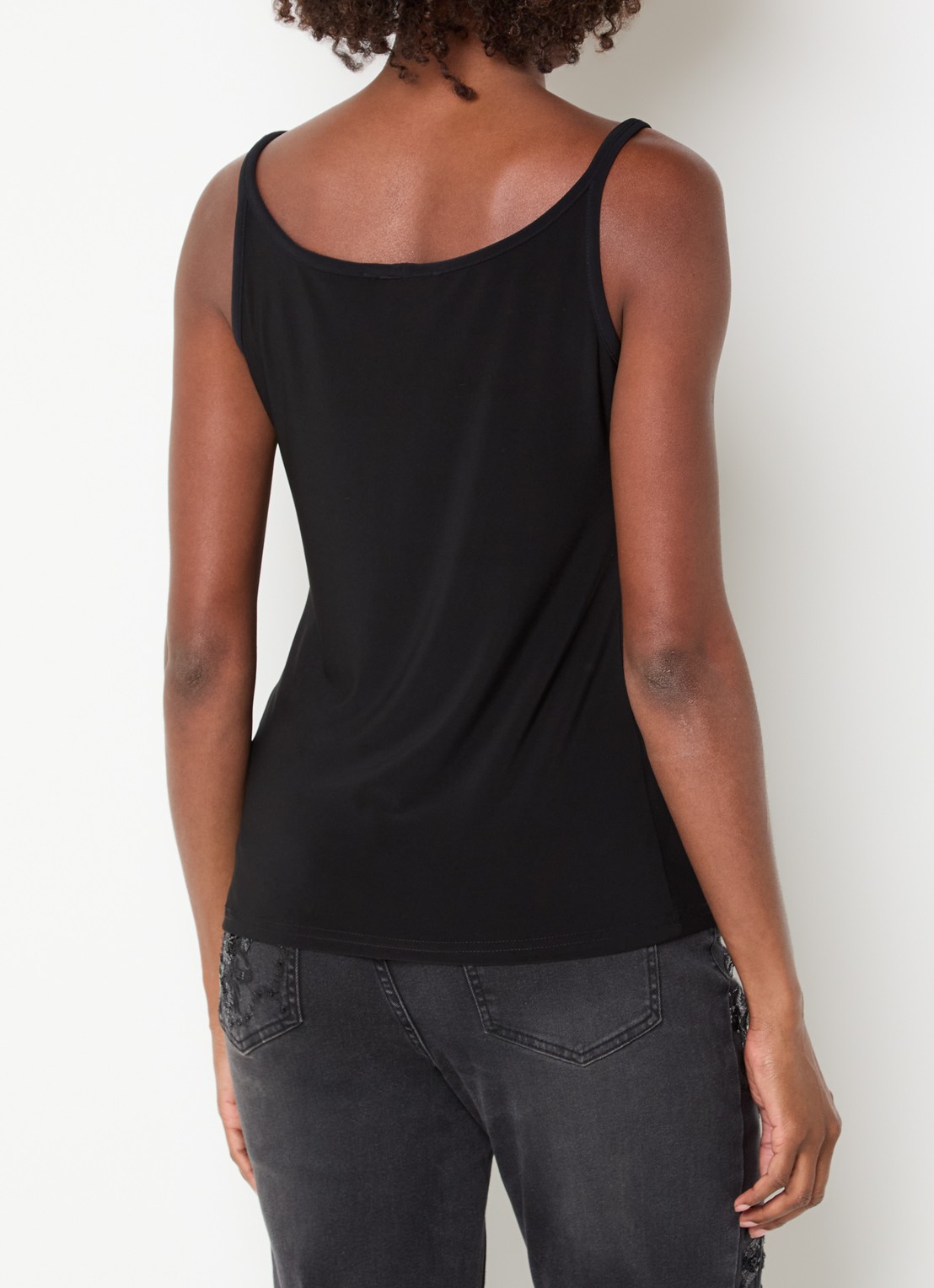 Joseph Ribkoff Tanktop met ronde hals - achterkant 2 zwart