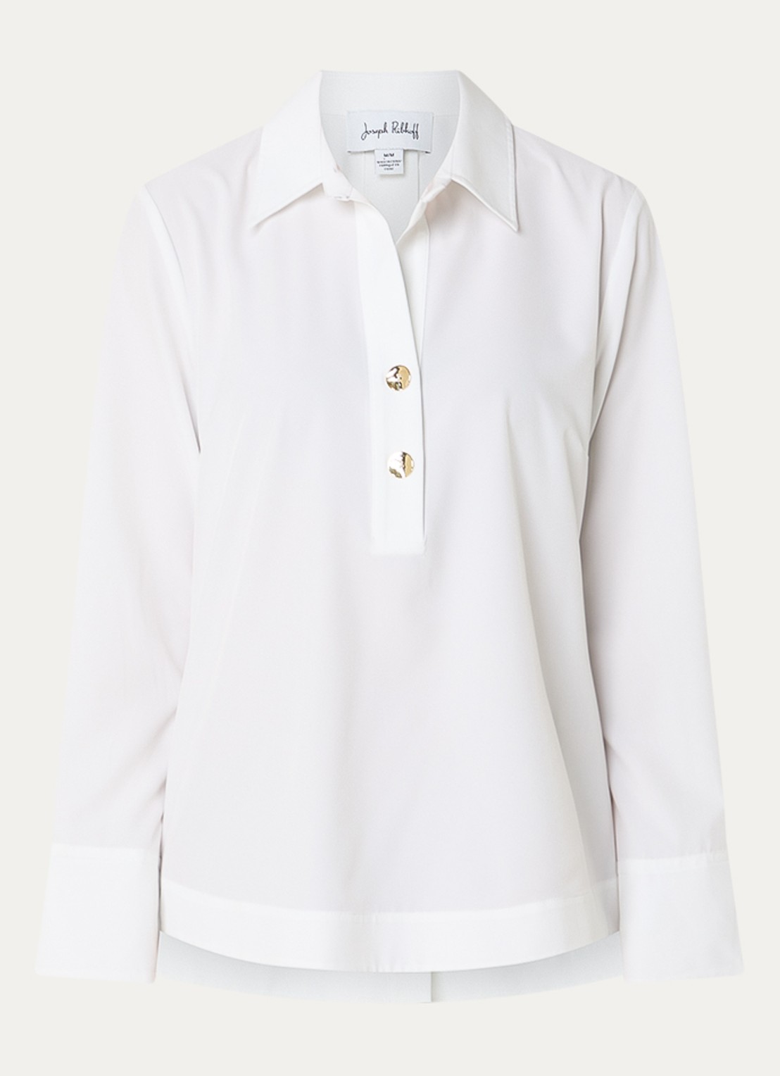 Joseph Ribkoff Tuniek met trompetmouw  - voorkant wit