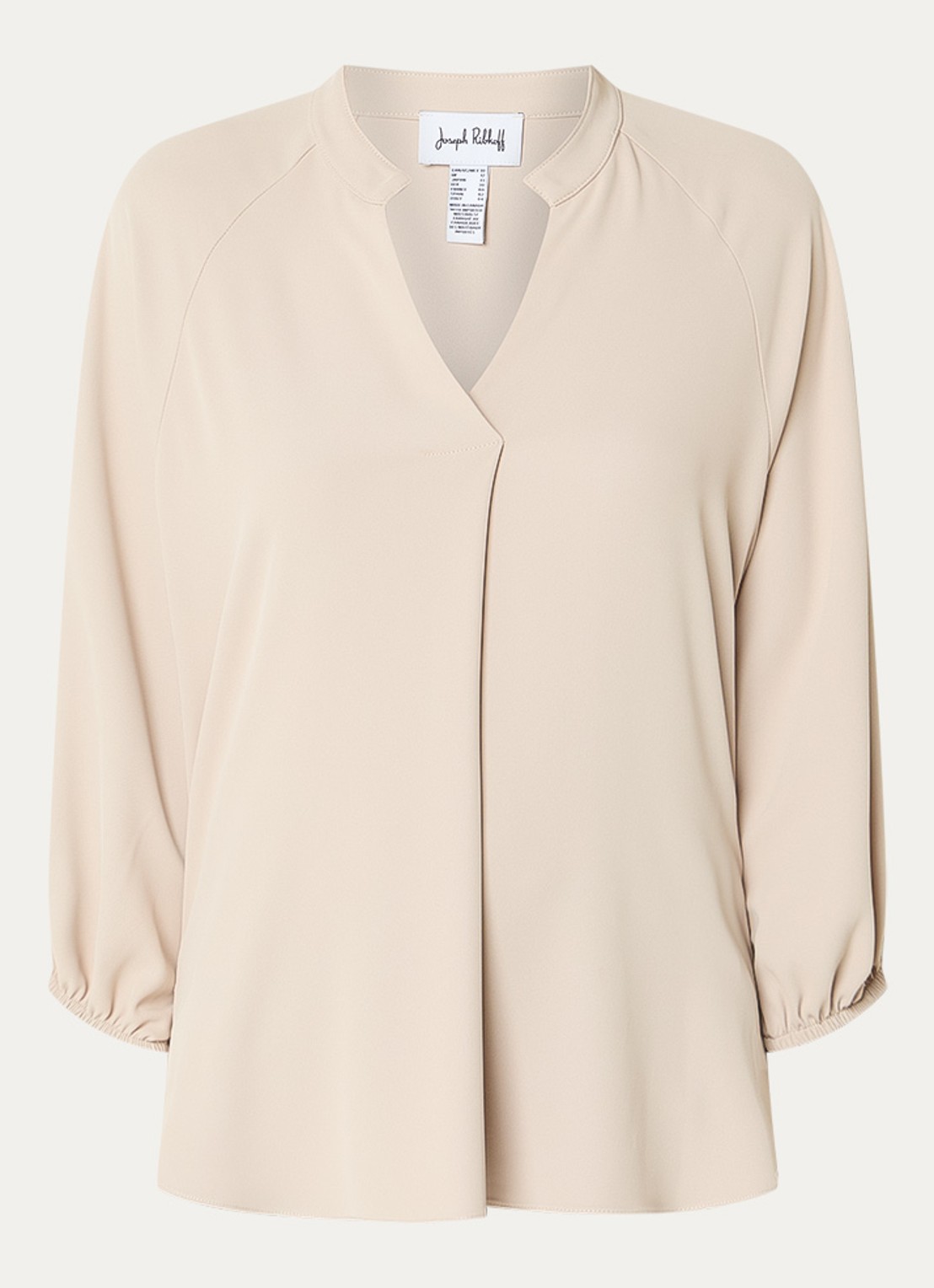 Joseph Ribkoff Tuniek met V-hals - voorkant creme