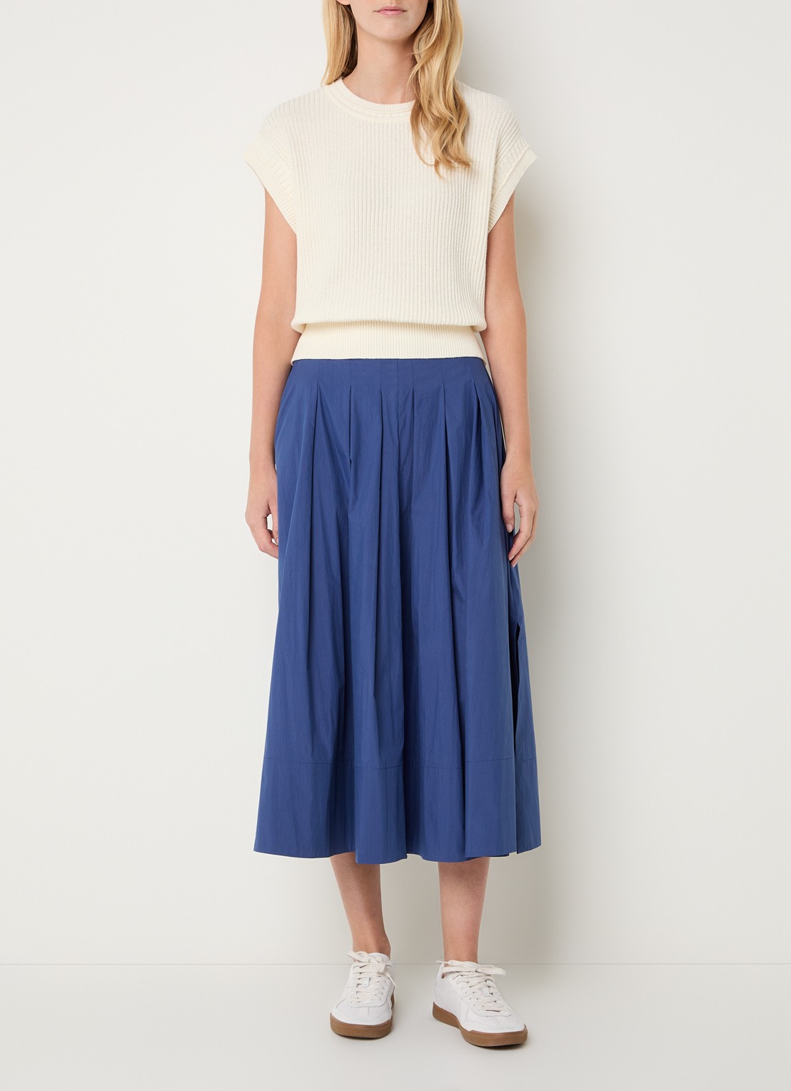 Josephine & Co Bailee grofgebreide spencer met stretch - voorkant 2 grijs