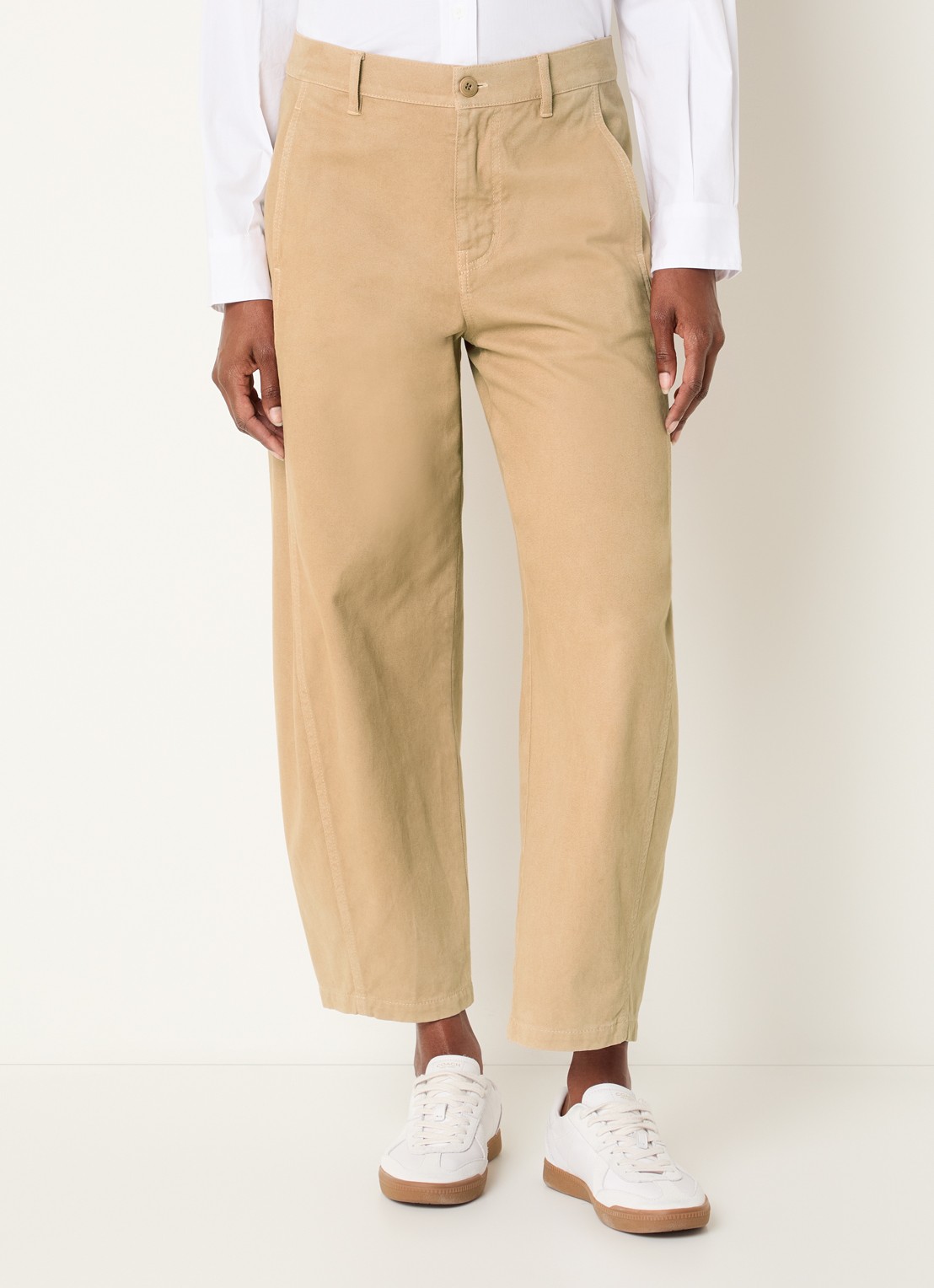 Josephine & Co Basile high waist balloon fit broek met steekzakken - detail 4 camel