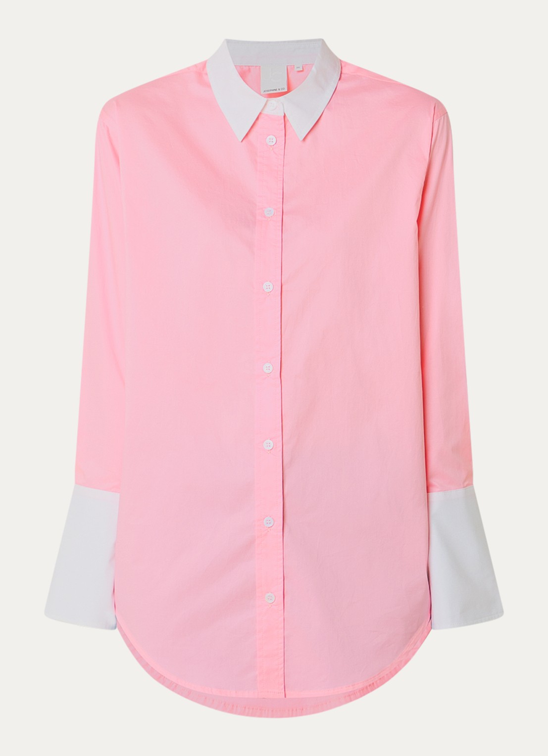 Josephine & Co Bax blouse met kraag - voorkant 3 roze