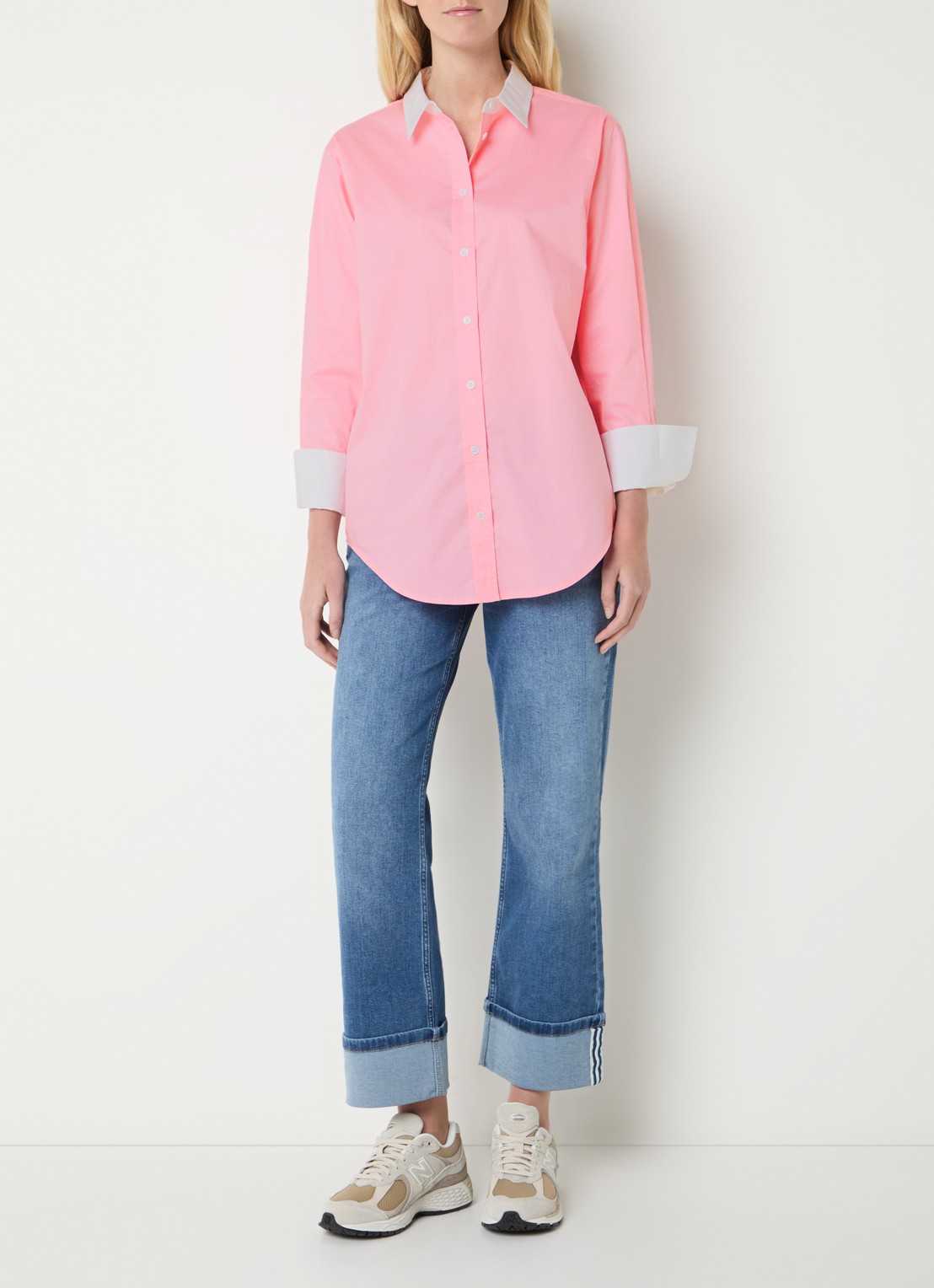 Josephine & Co Bax blouse met kraag - voorkant 4 roze