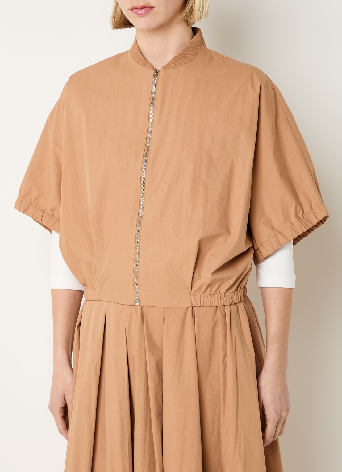 Josephine & Co Benedict cropped jack met vleermuismouw - detail 4 cognac
