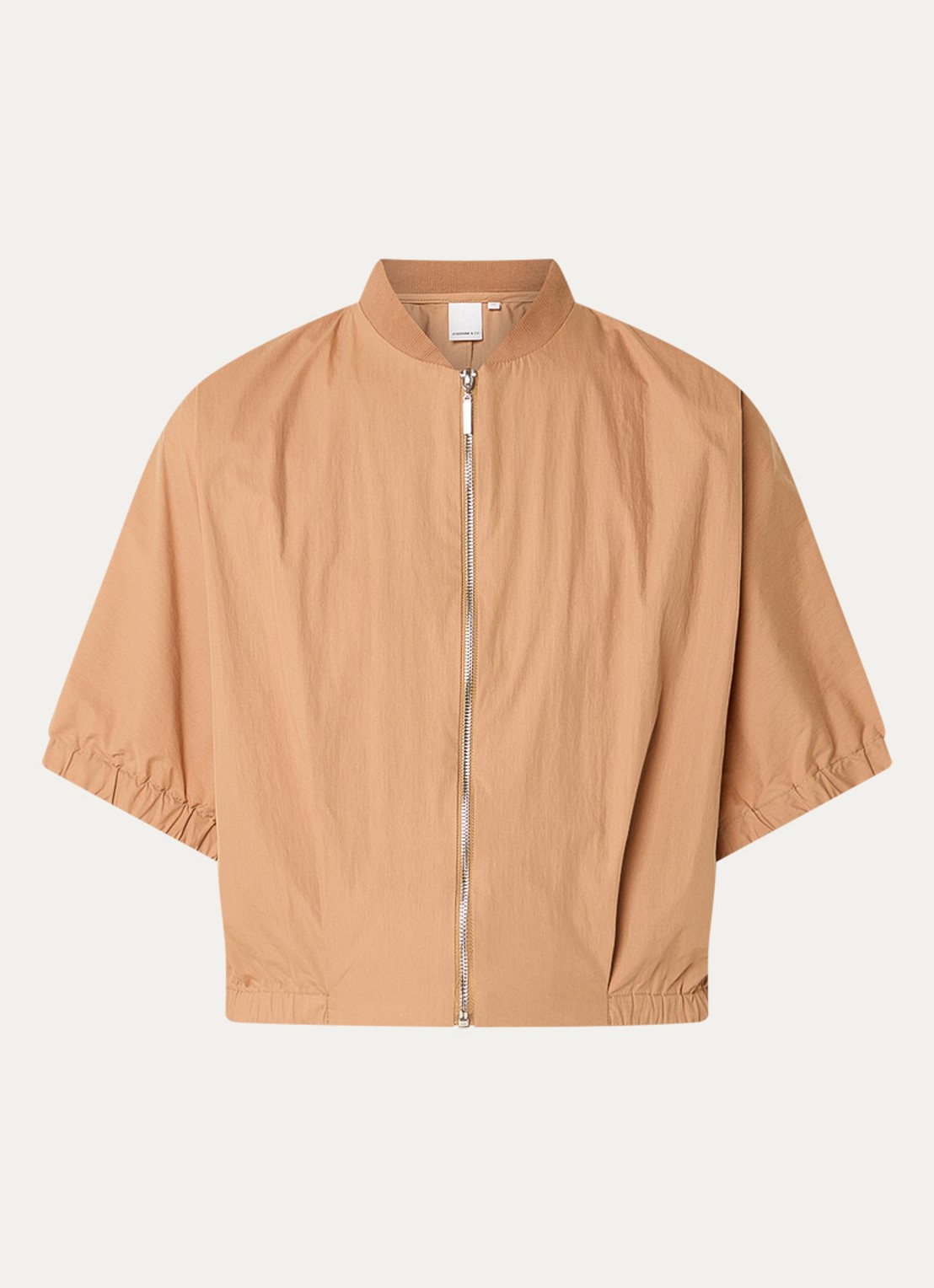 Josephine & Co Benedict cropped jack met vleermuismouw - voorkant 2 cognac