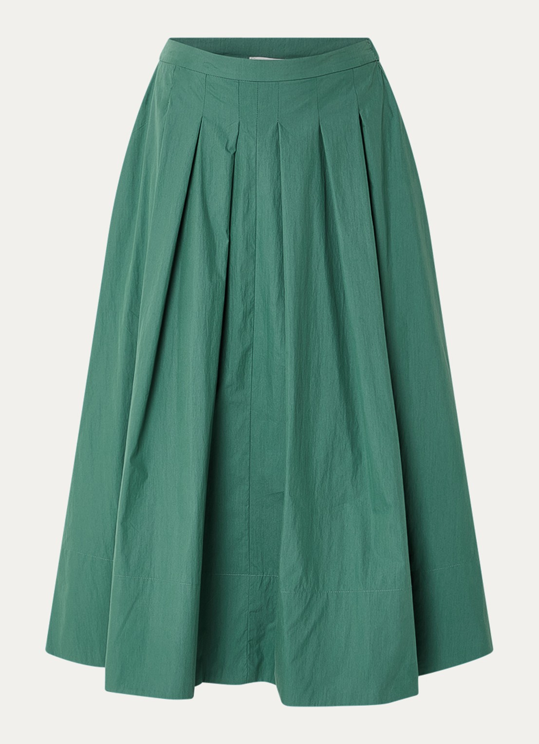Josephine & Co Blume midi A-lijn rok  - voorkant zeegroen