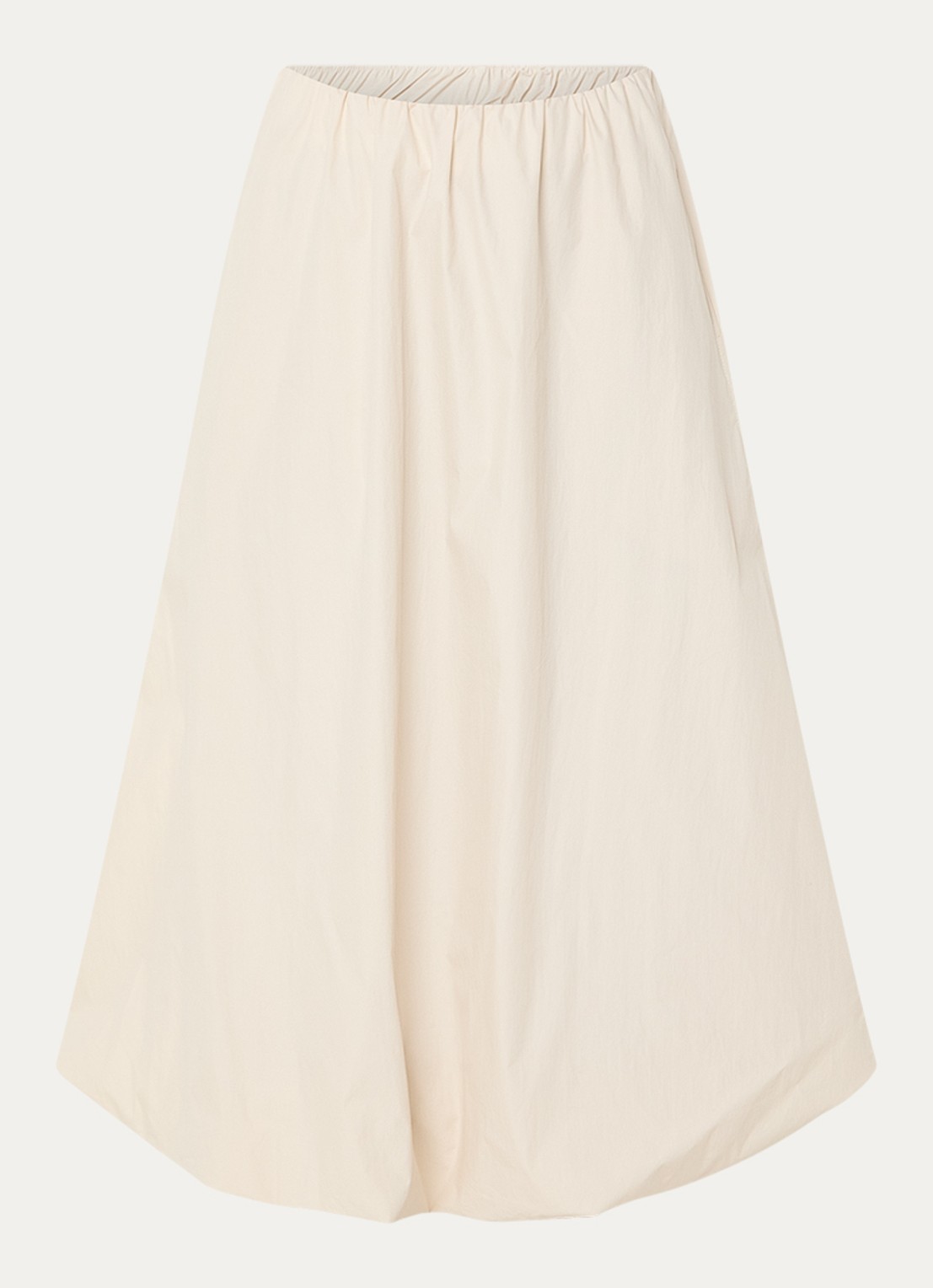 Josephine & Co Bonnie midi rok met steekzakken - voorkant 3 beige