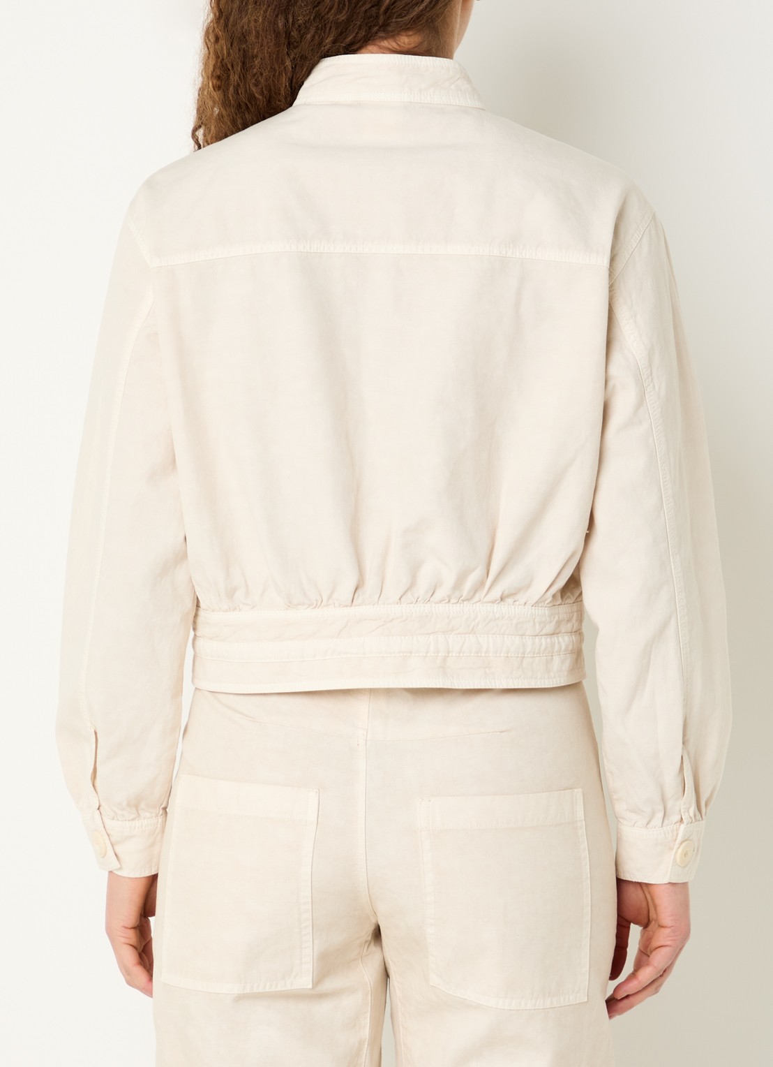 Josephine & Co Boris overshirt met borstzakken - achterkant 4 beige
