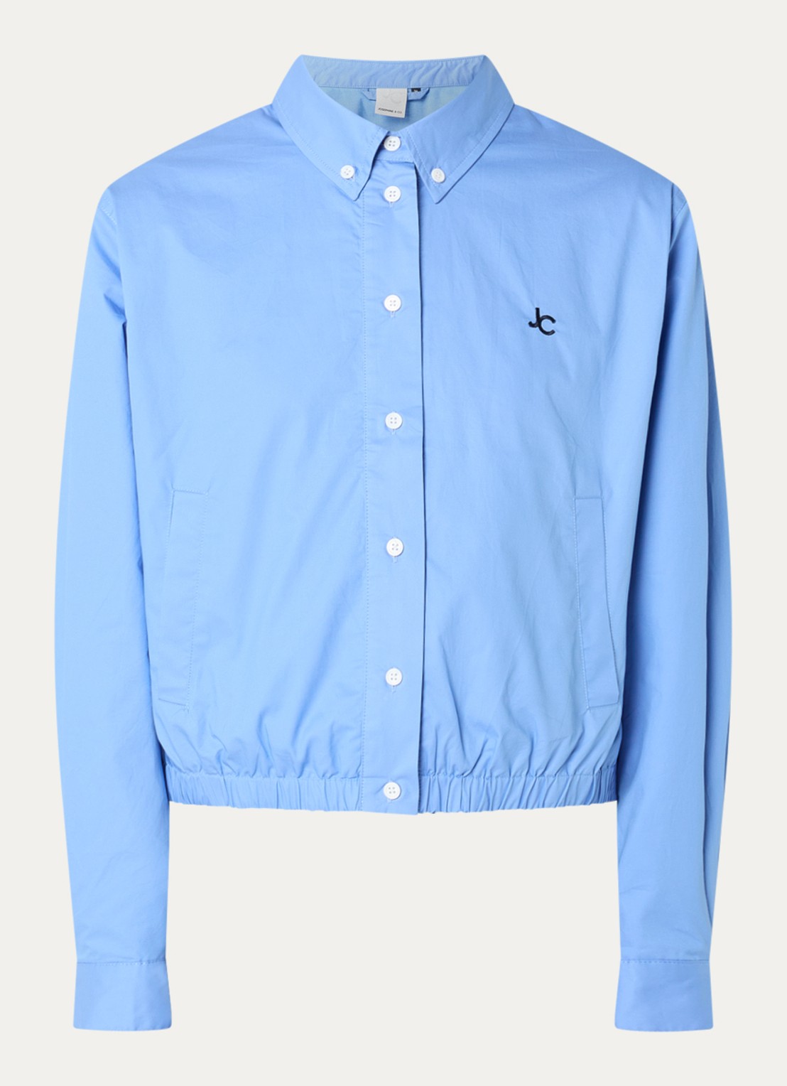 Josephine & Co Jack met logo en steekzakken - voorkant 2 blauw