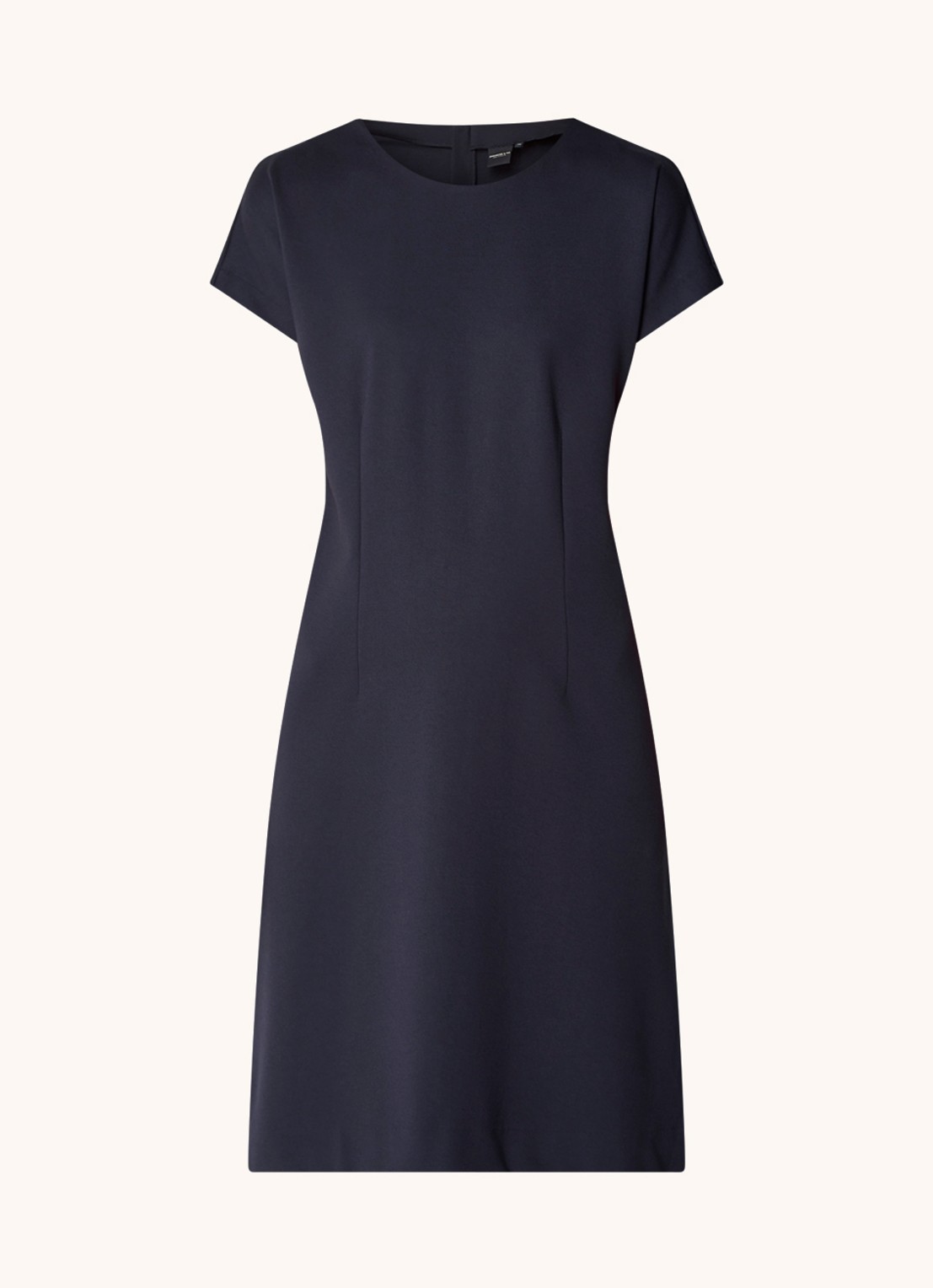 Josephine & Co Peggy mini jurk van jersey met ritsdetail - voorkant 3 donkerblauw