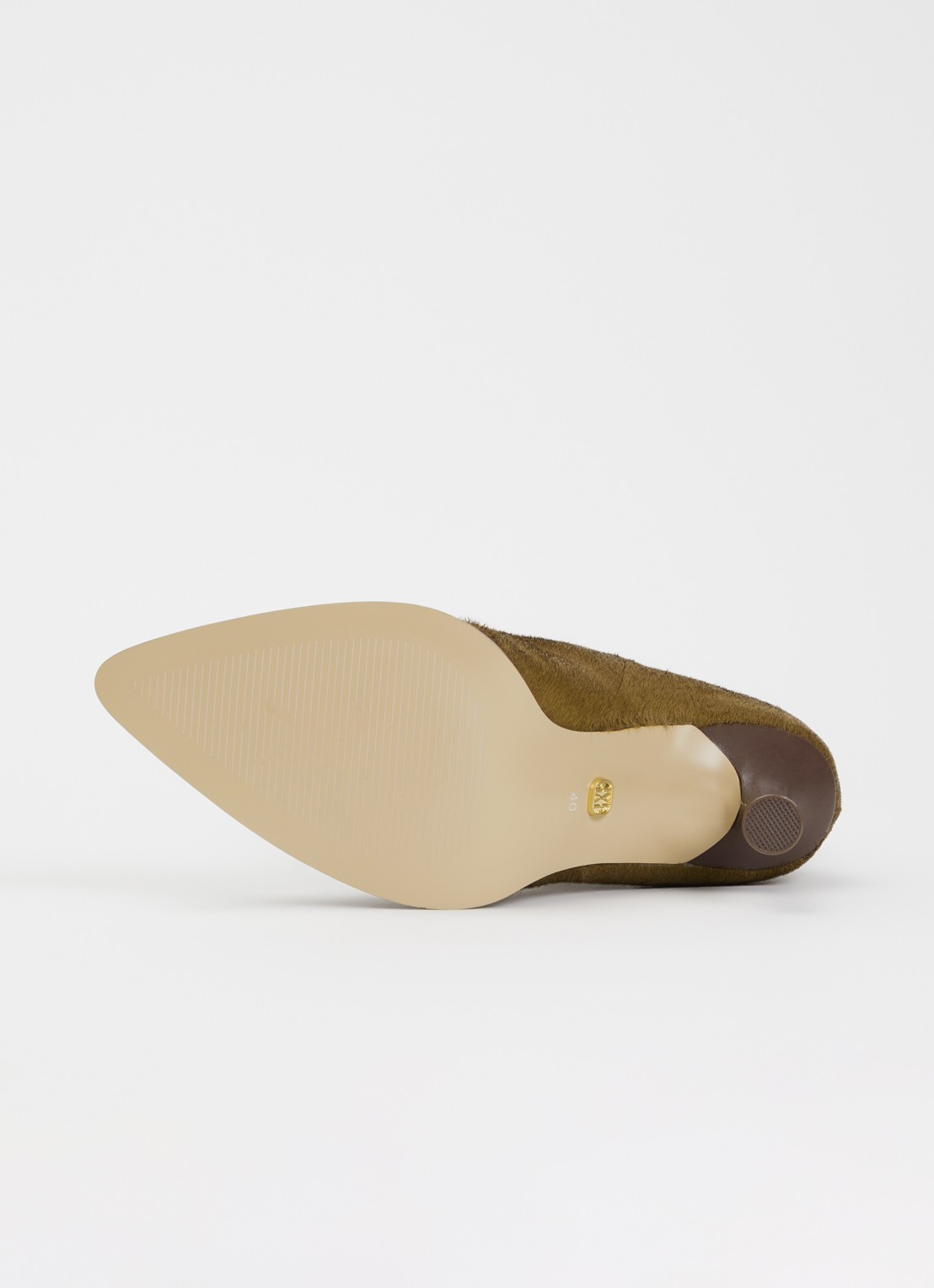 JOSH V Aurelia enkellaars van leer  - detail 4 donkerkhaki