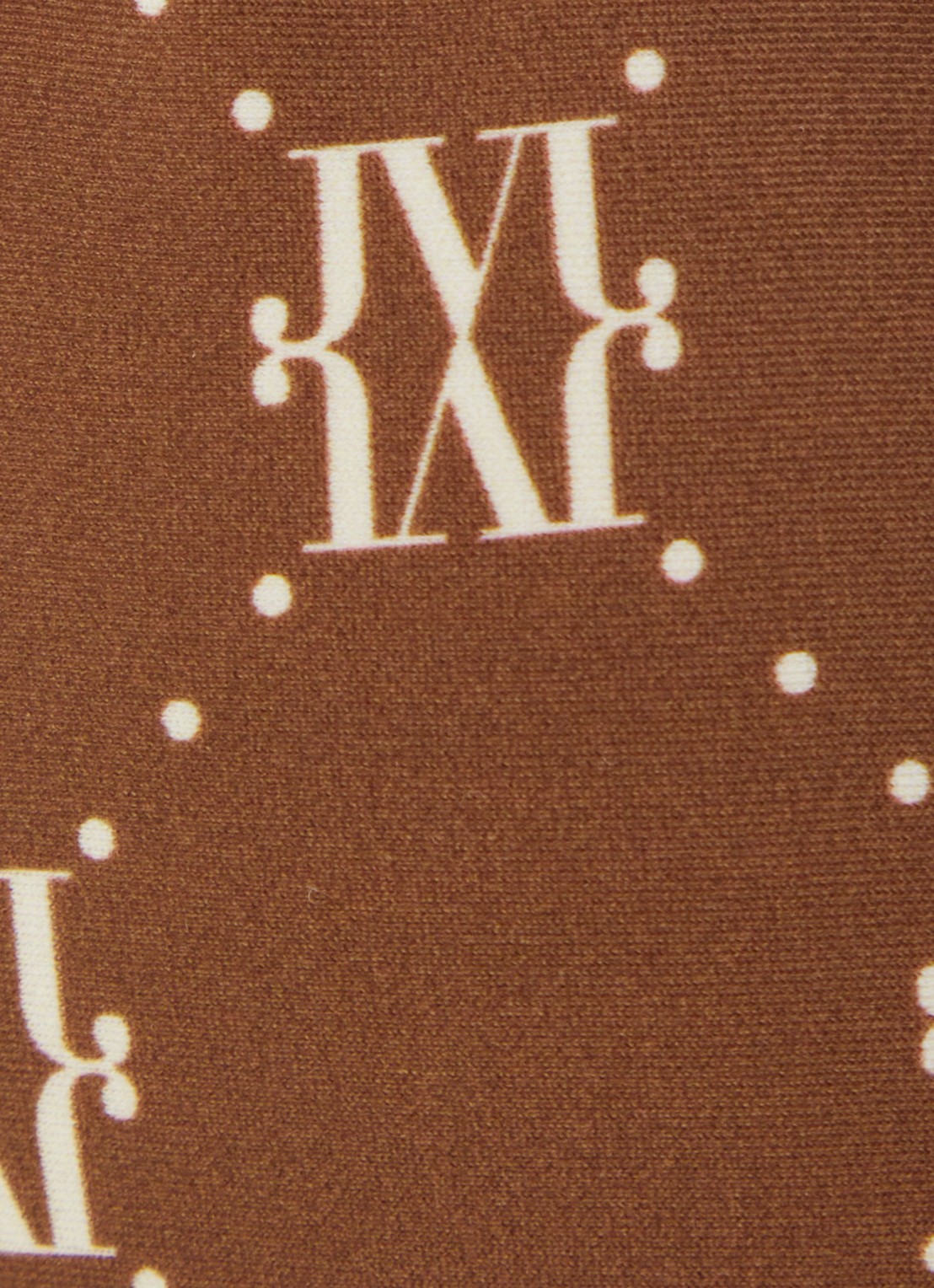 JOSH V Everly halter bikinitop met logoprint - detail 5 bruin