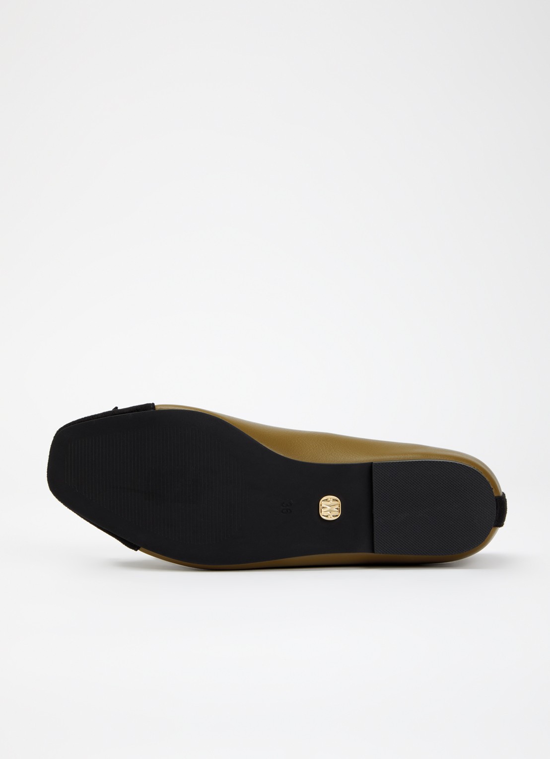 JOSH V Grace ballerina met logo - detail 3 mosgroen