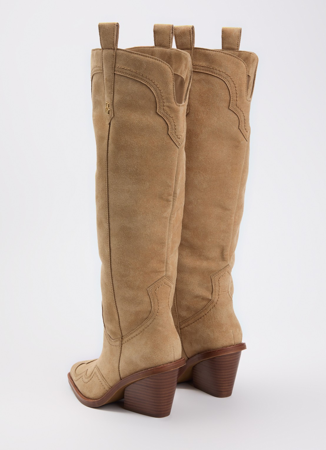 JOSH V Mara cowboylaars met logo - achterkant camel