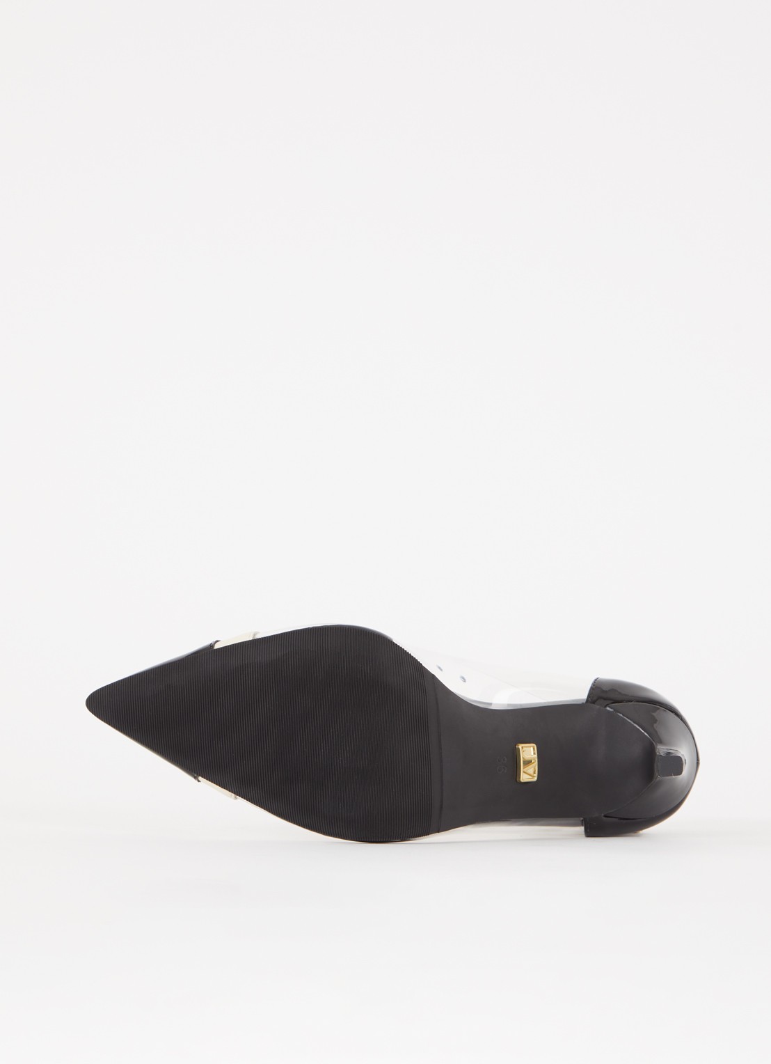 JOSH V Michou pump met lakleren details - detail 5 zwart
