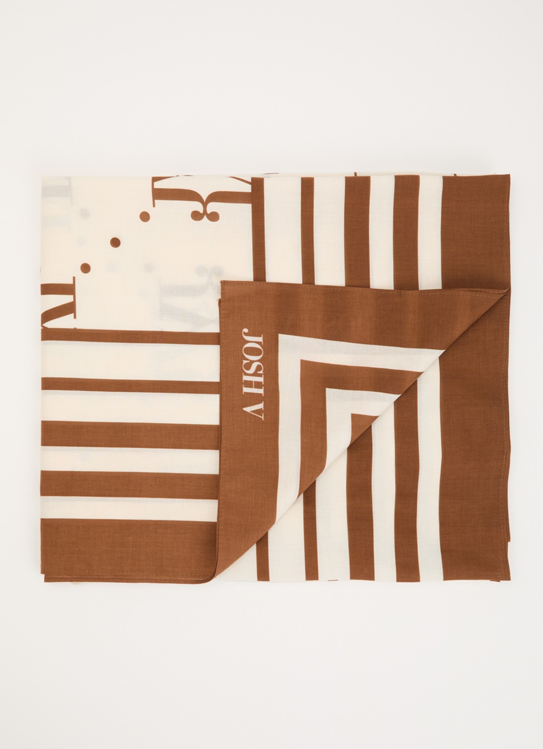 JOSH V Popina pareo 154 x 154 cm - voorkant bruin