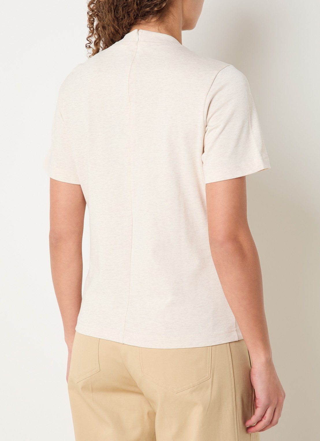 JOSH V Rosina T-shirt met strass - achterkant 4 creme