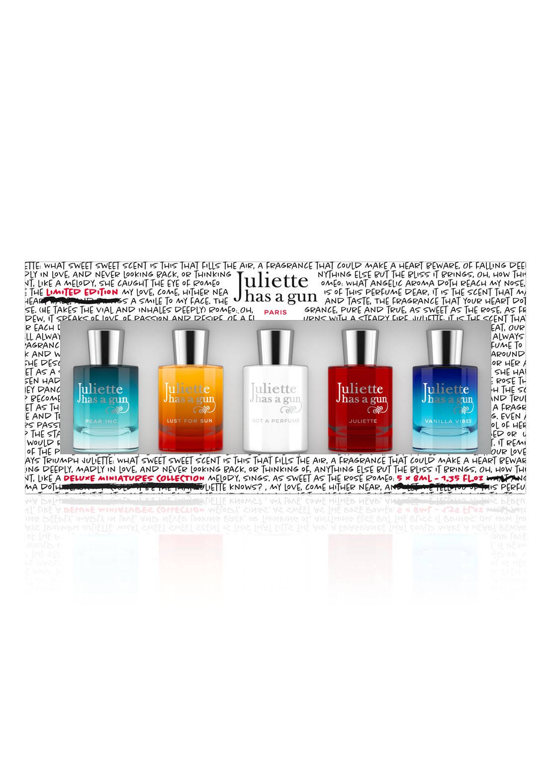 Juliette Has a Gun Deluxe Mini Set Juliette 2024 - Limited Edition travel size parfumset - voorkant undefined