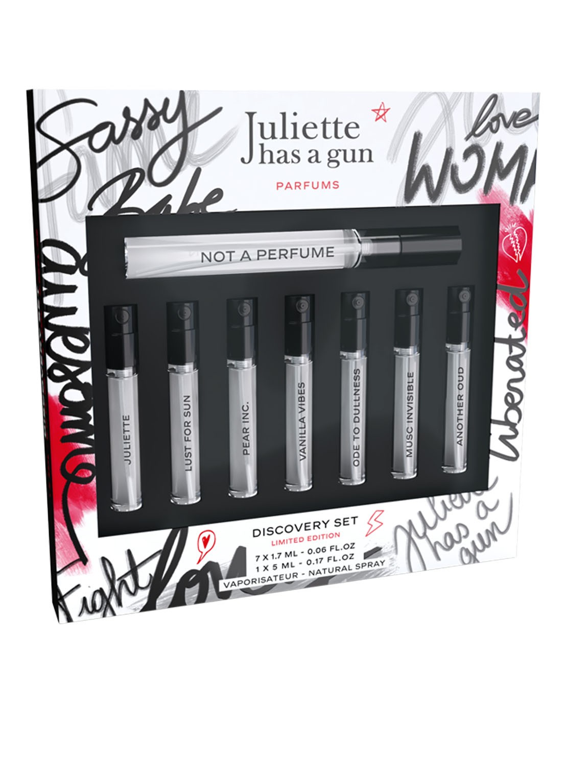 Juliette Has a Gun Discovery Box Juliette 2024 - Limited Edition travel size parfumset - voorkant undefined