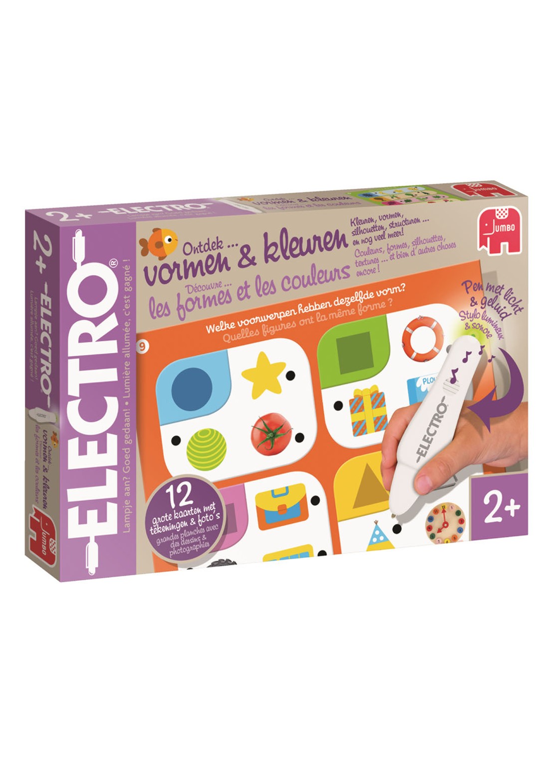 Jumbo Electro Wonderpen Ontdek vormen & kleuren educatieve speelset - voorkant undefined