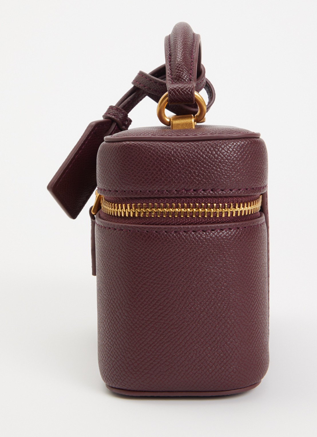 JW PEI Cleo Box handtas met afneembare schouderriem - detail 3 bordeauxrood