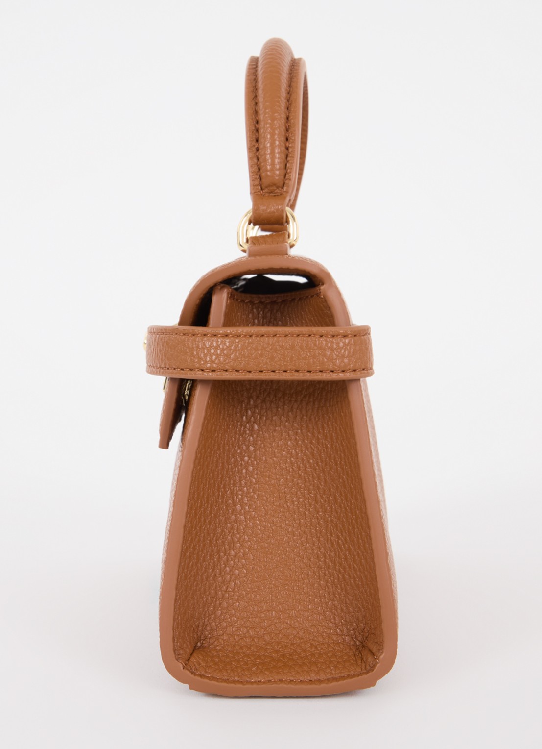 JW PEI Elise handtas met afneembare schouderriem - detail 3 roestbruin