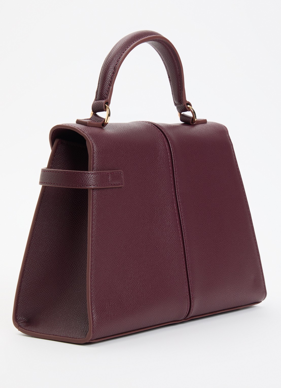 JW PEI Elise Large handtas met afneembare schouderriem - achterkant bordeauxrood