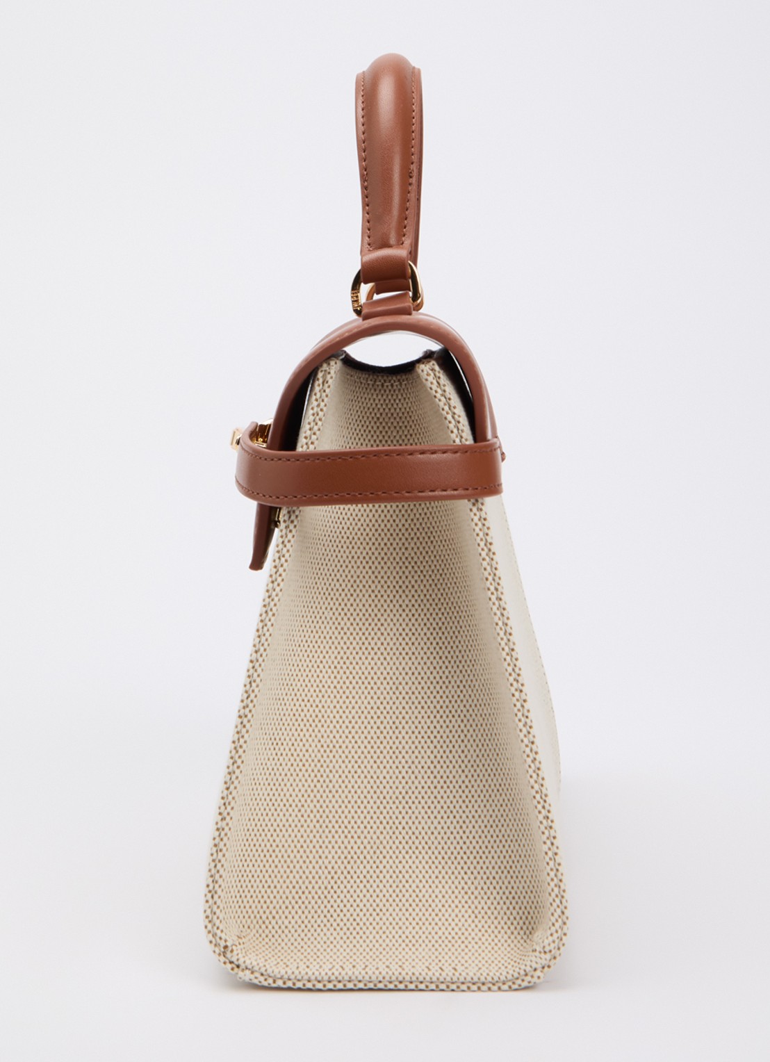 JW PEI Elise Large handtas met afneembare schouderriem - detail 3 cognac